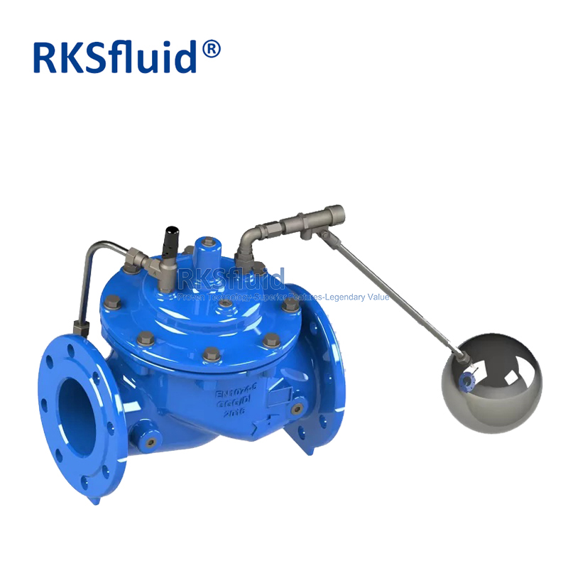 Chinese pump hydraulic control valve pn10 pn16 class150 ductile iron float ball type control valve for water tank