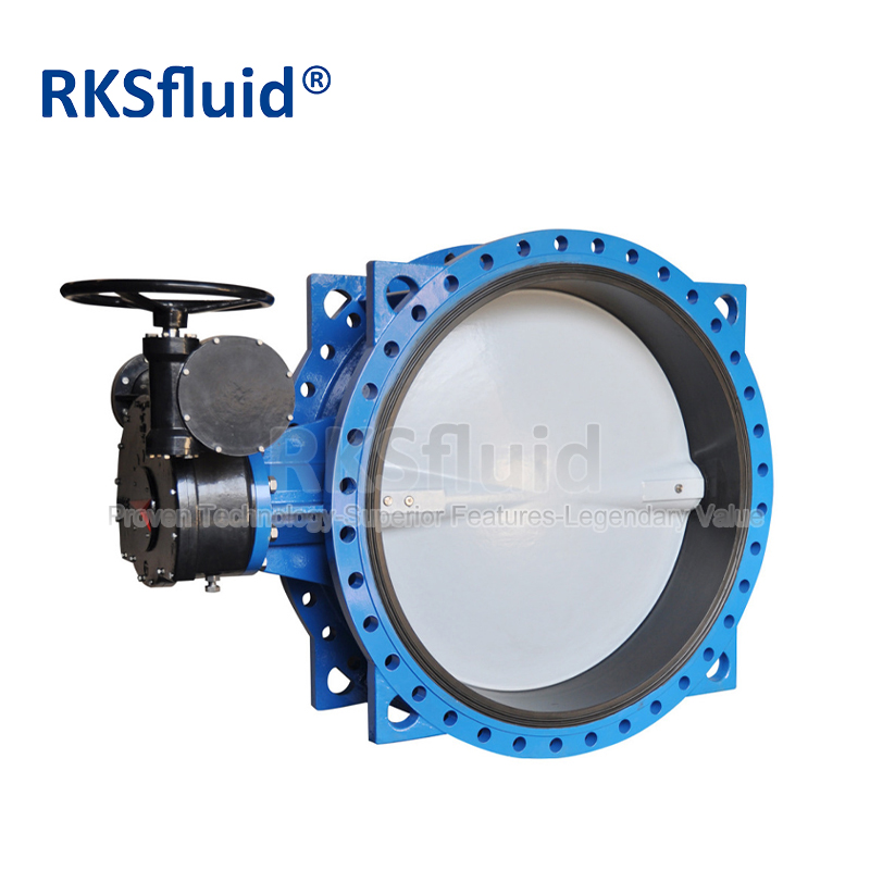 Butterfly Valve Supplier Price Big Size Ductile Iron Resilient Seat Double Flanged Butterfly Valves DN1000 DN1200