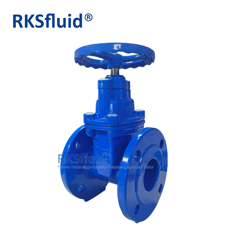 DN65 PN16 ductile iron Resilient Seated flanged gate valve 20 inch wras approved