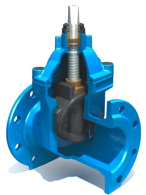 Válvula de freio de porta de conexão de flange de vedação de pressão ambiental para água do mar