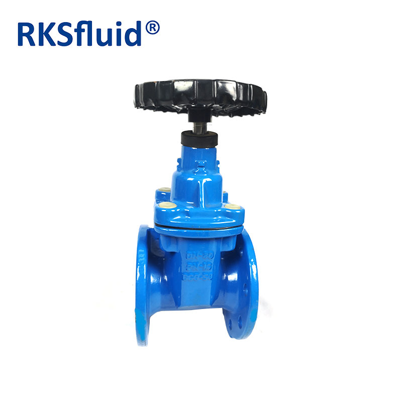 Flange connect resilient seated 4 inch rising stem gate valve with prices list