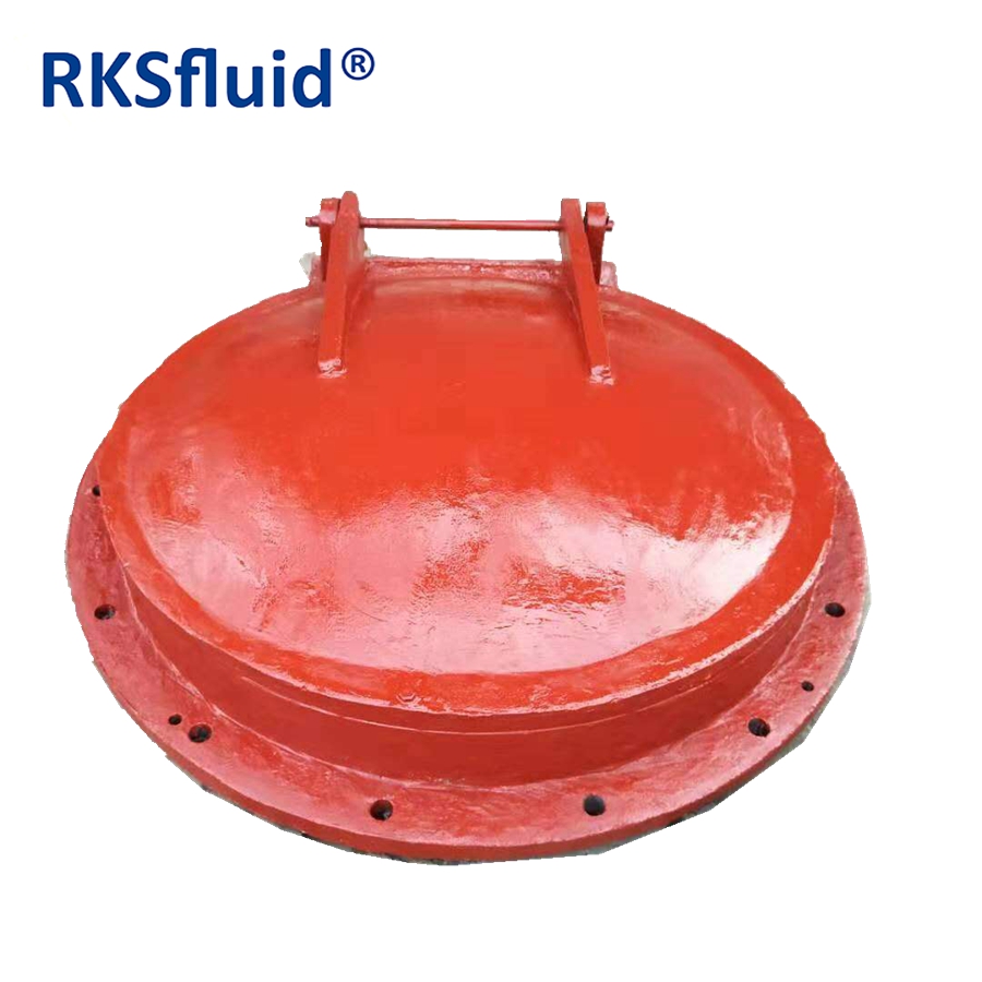 Válvula de retención de válvula de aleta de retención de hierro fundido dúctil RKS