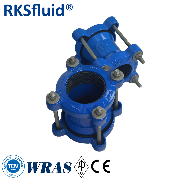Joint di gibault en fonte ductile ISO2531 / EN545 pour tuyau PVC / tuyau en acier / tuyau AC