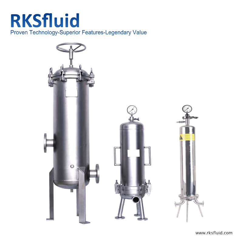 Sistema di filtri a cartuccia ad osmosi inversa industriale