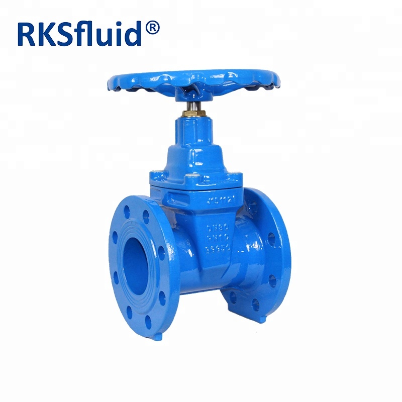 PN10 16 25 flanged BS5163 DN 50 80 100 200 300 400 500 600 cast ductile iron reselient seated gate valve