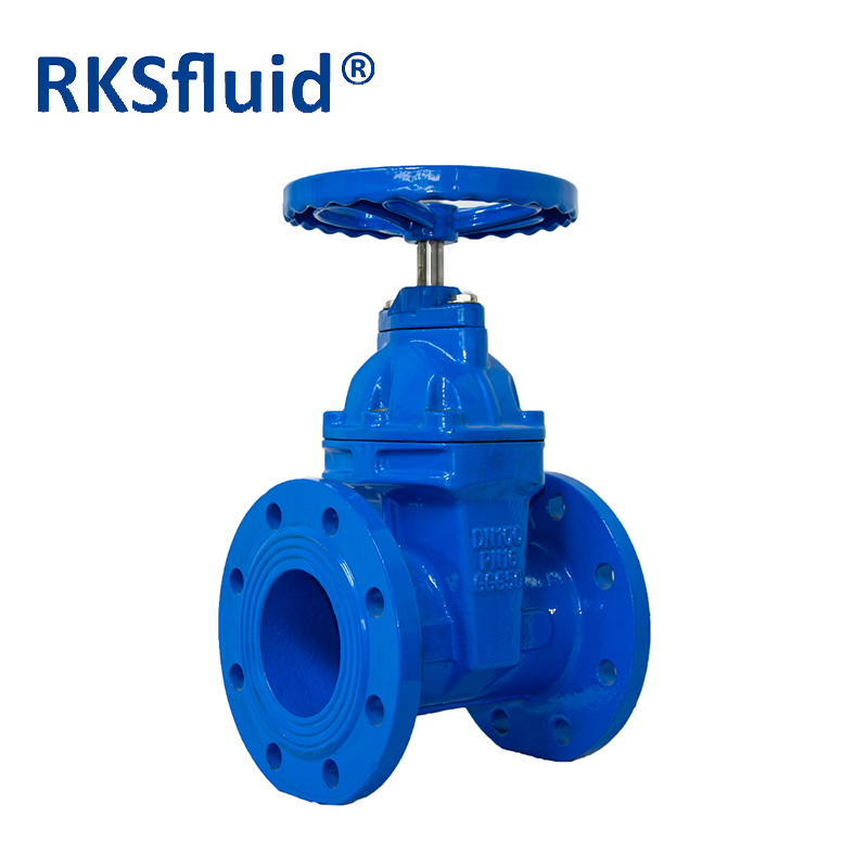 PN10 PN16 F4 BS5163 Soft Seal Flange Resilient Seated Ductile Iron Gate Valve