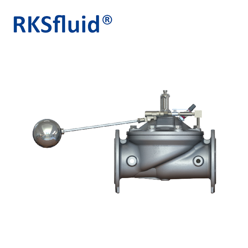 PN16 Tipo de água do tanque de água Controle de água 100x Válvula automática de controle de bola de bola remota automática