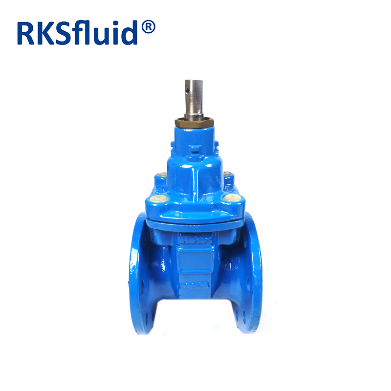 BS 5163 DIN 3202 F4 water double flange dn50 resilient seated gate valve PN10 PN16  price list
