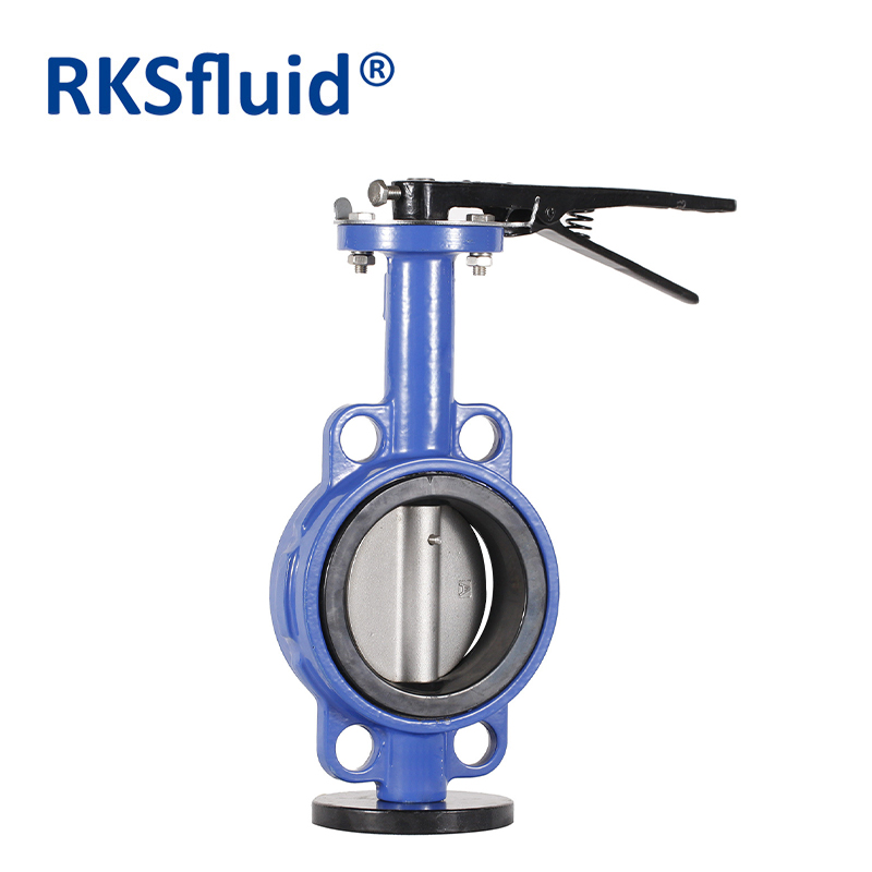 RKS DIN Wafer Resilient Seat Butterfly Valve a buon mercato