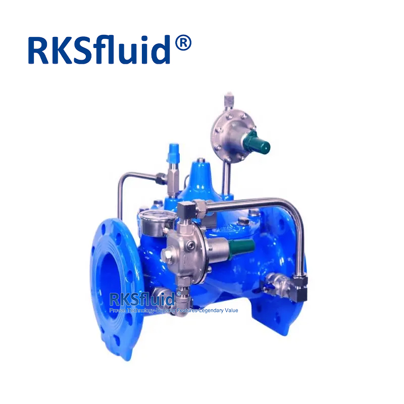 Válvula redutora de pressão RKSfluid K2FB com desvio de fluxo pequeno