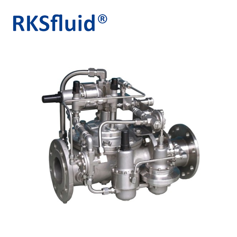RKSfluid China Fabricante Fábrica DI SS Válvula de control hidráulica Precio Válvula de control hidráulico automático para el agua