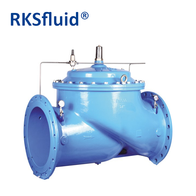 RKSfluid الصيغة صمام الدكتايل الحديد التحكم المياه الضغط التلقائي صمام التحكم الهيدروليكي السعر