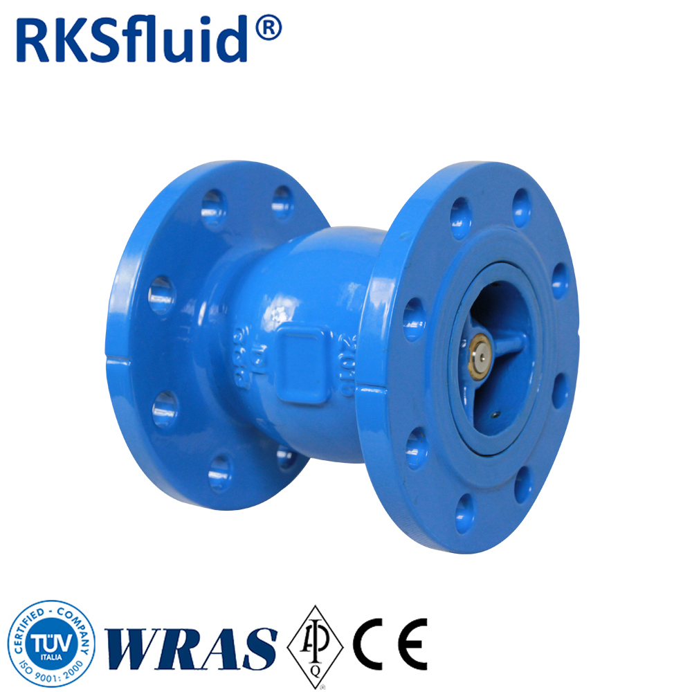 Fabricantes de válvula de retenção do bico RKSfluid EN 558-1 Válvula de retenção silenciosa de ferro dúctil DN200 pn16