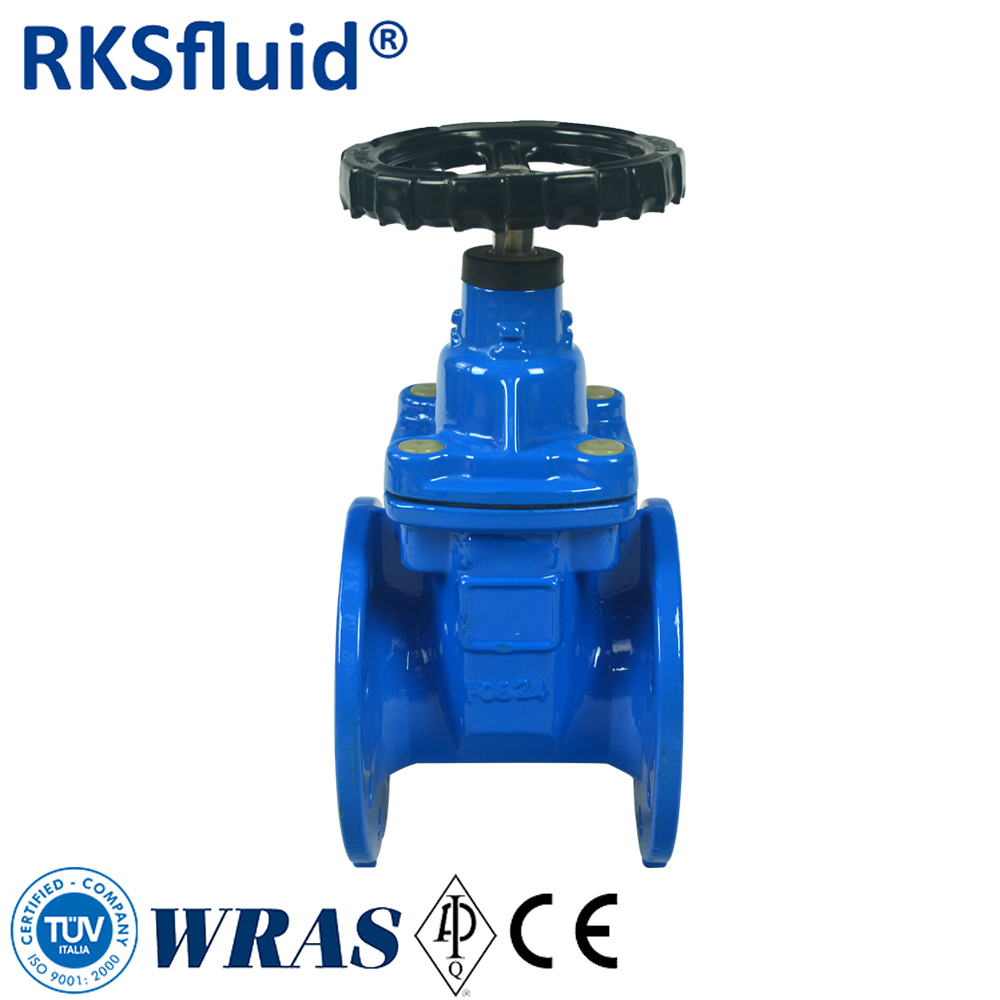 RKSfluid 소프트 씰 탄력있는 좌석 PN16 DN150 연성 주철 주철 게이트 밸브 가격 목록