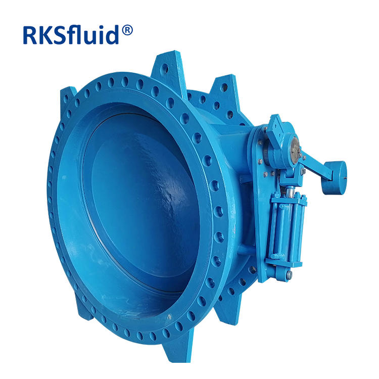 válvula de RKSfluid chino doble válvula de mariposa excéntrica y la inclinación de mariposa Tipo válvula de retención de fabricación / fábrica