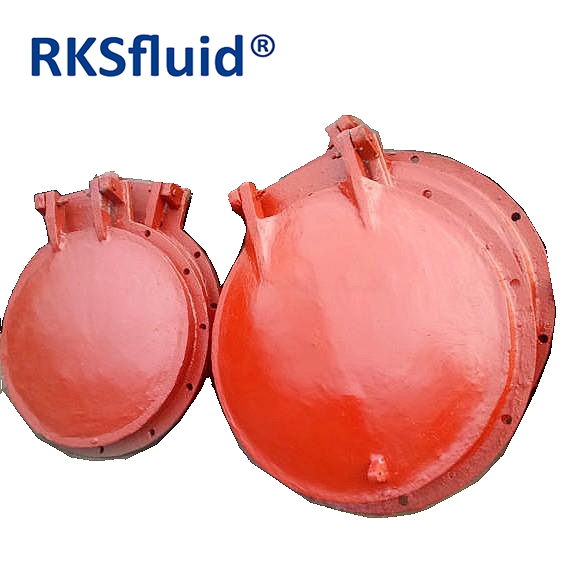 RKS Литая стальная поворотная запорная заслонка с двумя вафельными клапанами