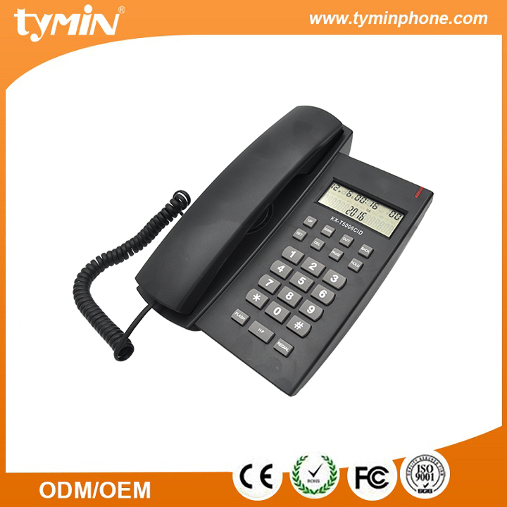 Aliexpress Newest Model Helpful Hands-Free Landline Corded Desktop Phone with Caller ID Display Manufacturer (TM-PA126)