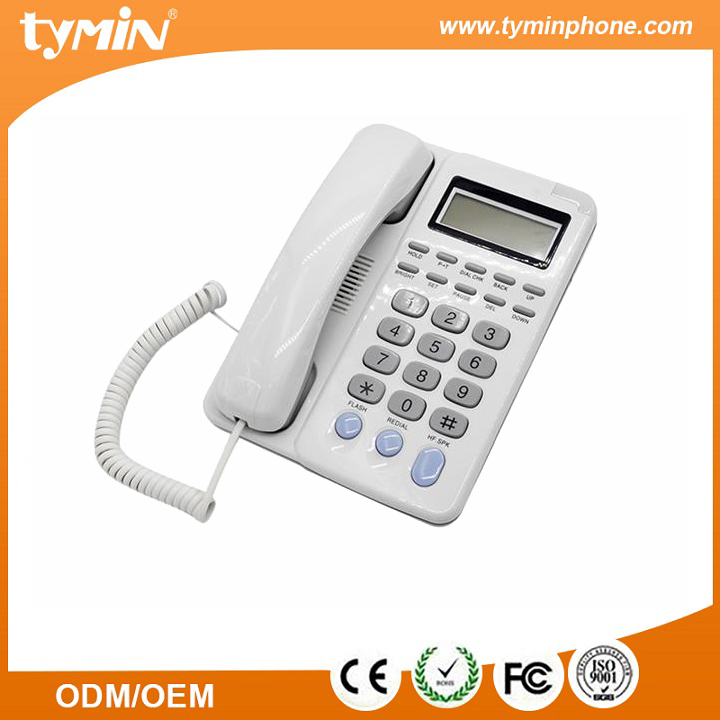Meilleure vente de téléphone hôpital terrestre, téléphone à affichage de l'identification de l'appelant (TM-PA104)