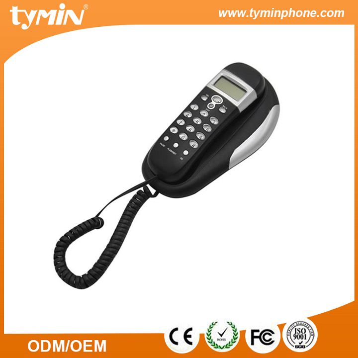 Competitive price and high quality wall mountable slimline telephone (TM-PA049)
