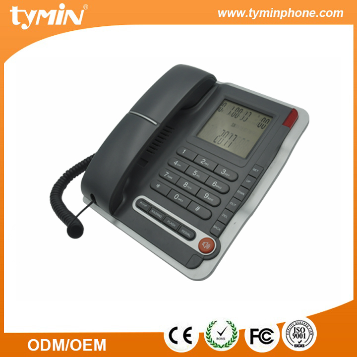 Schnurgebundenes LCD-Bildschirm-Geschäftstelefon für Verkauf (TM-PA075)