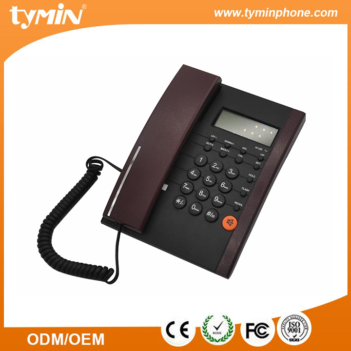 Guangdong nieuwste model handige handsfree vaste vaste desktop telefoon met nummerherkenning (TM-PA125)