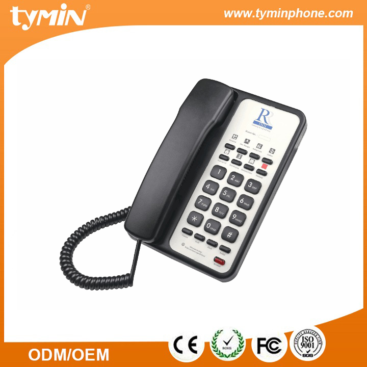 Téléphone fixe pour hôtel design avec fonction mains libres (TM-PA046)