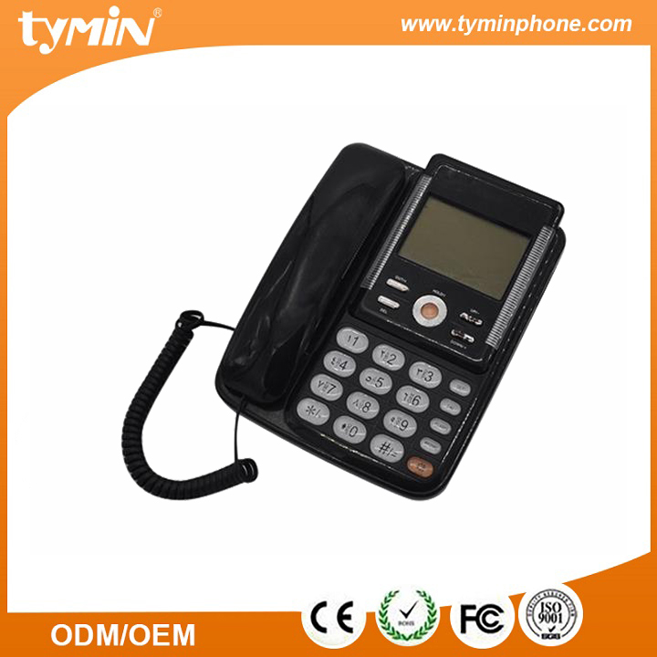 Jumbo LCD Display Anrufer ID Big Button Telefon für Senioren Menschen (TM-PA092)