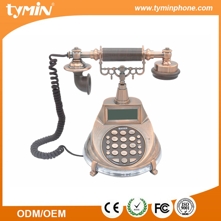 Antikes Telefon der neuen Ankunft mit LCD-Anzeigenfunktion (TM-PA182)