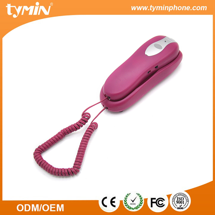 Slim-Telefon des neuen Designmodells mit Schreibtisch oder Wandmontage (TM-PA017)