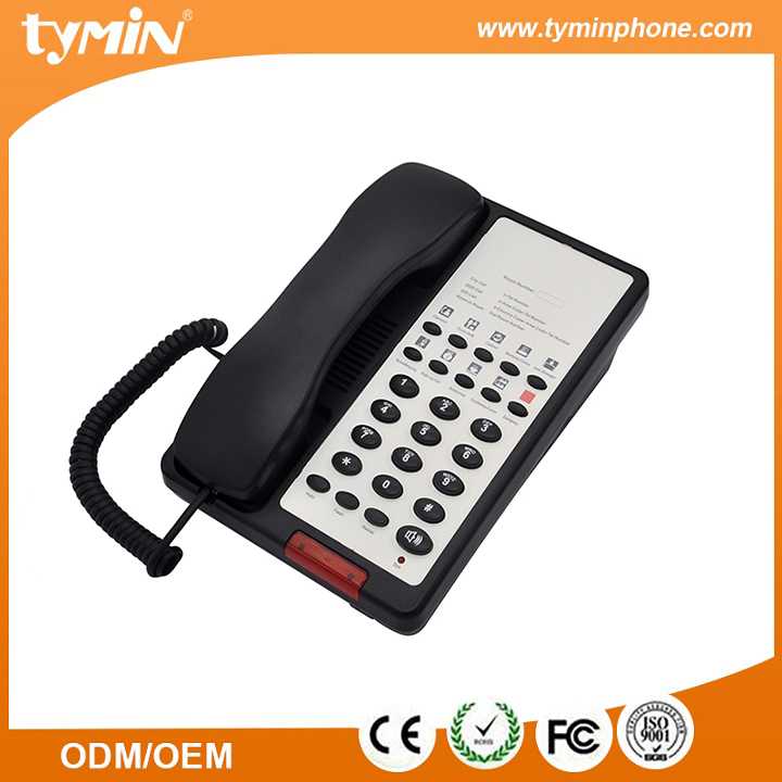 Nice quality hotel phone guest room telephone with 10 groups one-touch memories(TM-PA043)