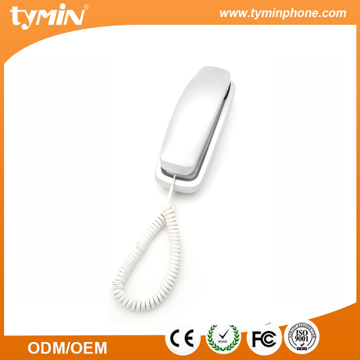 Тонкий и гладкий настенный телефон с отделкой по горизонтали для дома или офиса (TM-PA022)