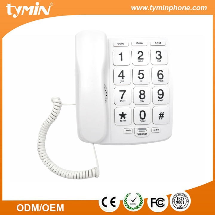 스피커폰 볼륨 제어 기능 (TM - PA023)와 함께 가장 저렴한 대형 버튼 노인 전화