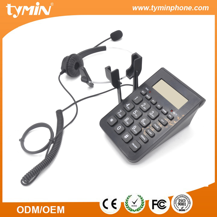 هاتف مركزي جيد المتصل مع سماعة رأس للبيع (TM-X006)