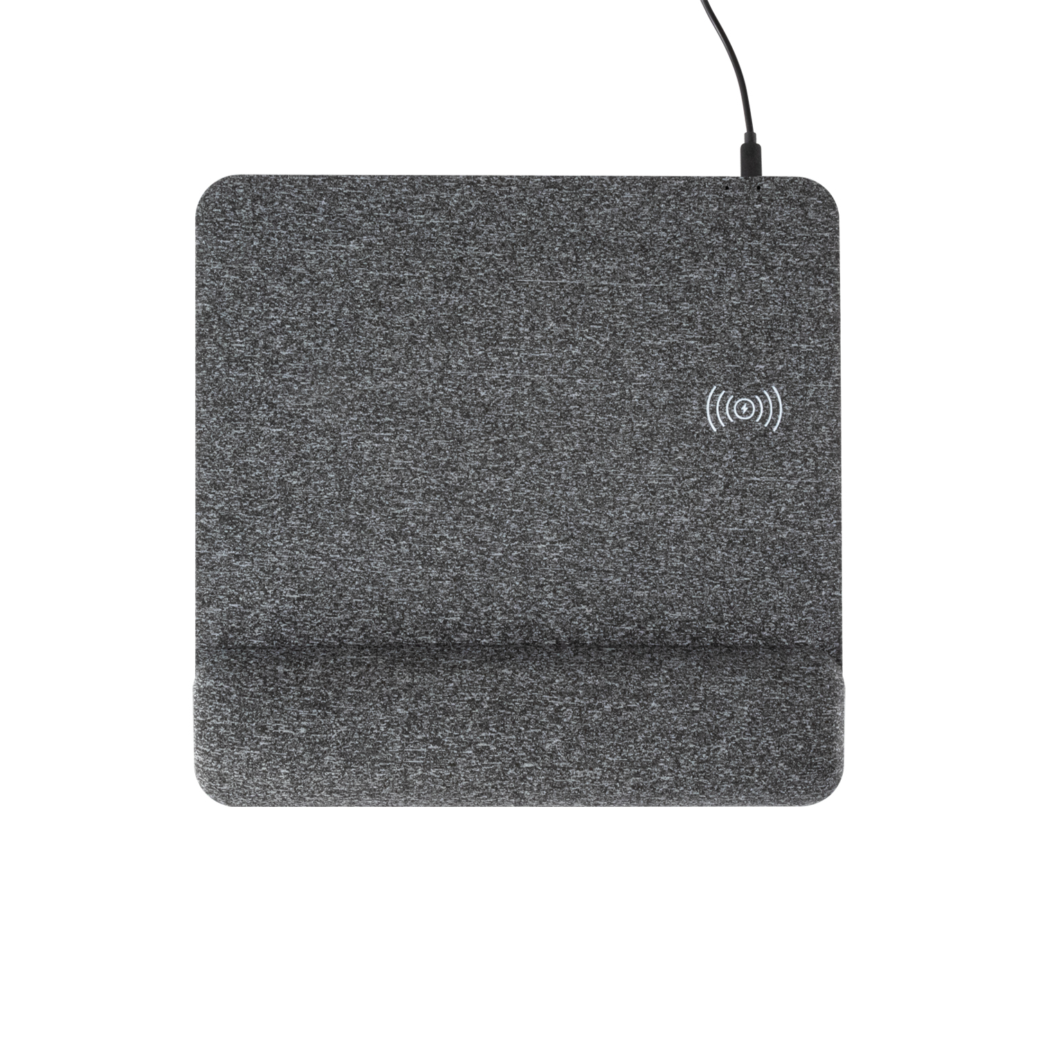 Musthong Nouveau Design Tapis de souris de charge sans fil rapide avec repose-poignet en mousse à mémoire de soutien et base antidérapante pour ordinateur portable de bureau (MH-D86)