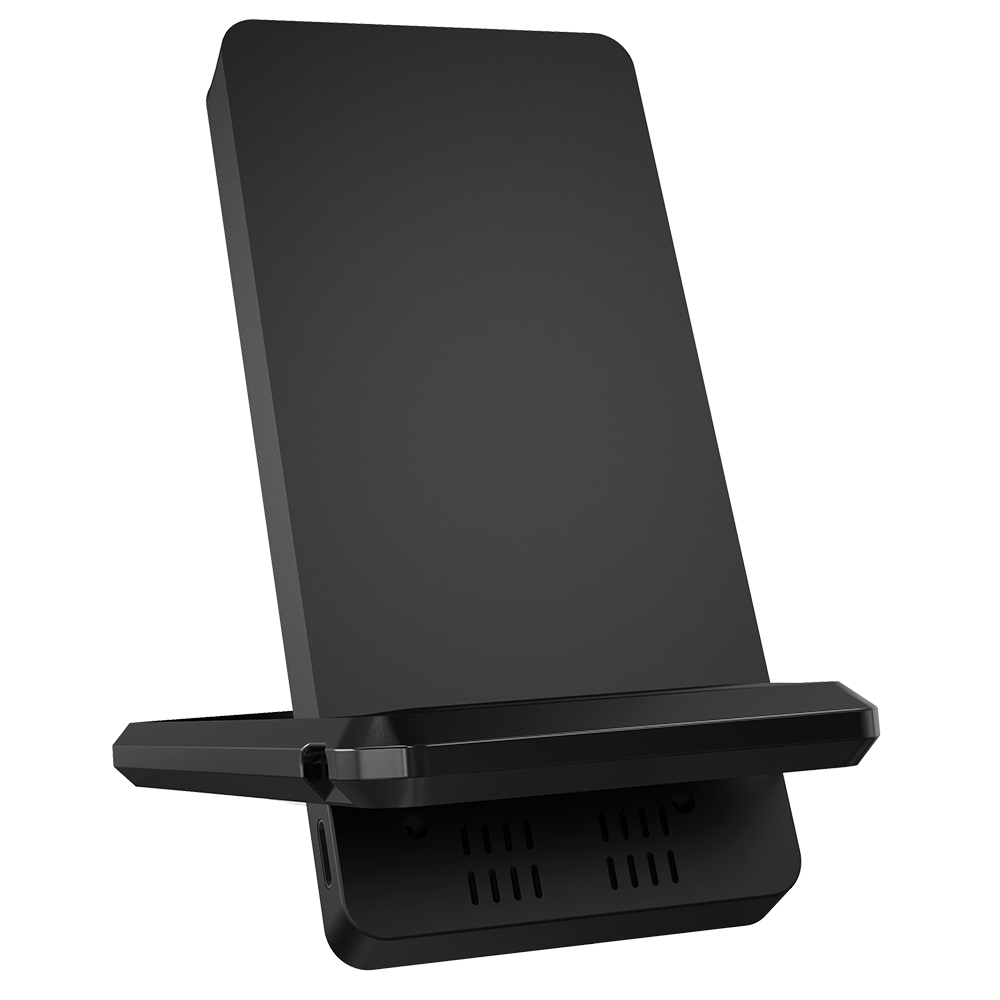 Banca di alimentazione wireless Qi pieghevole con caricabatterie esterno in materiali in lega di zinco per tutti i telefoni cellulari abilitati Qi e dispositivo di ricarica USB (MH-P30)