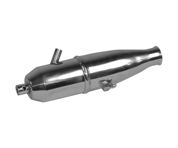 1/10 Scale Aluminum Polished Exhaust Pipe 02124