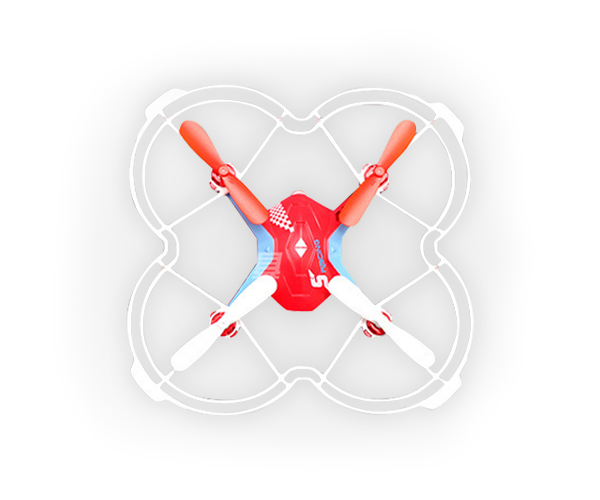2.4G 4 Channel voice control rc quadcopter with light REH72X4V