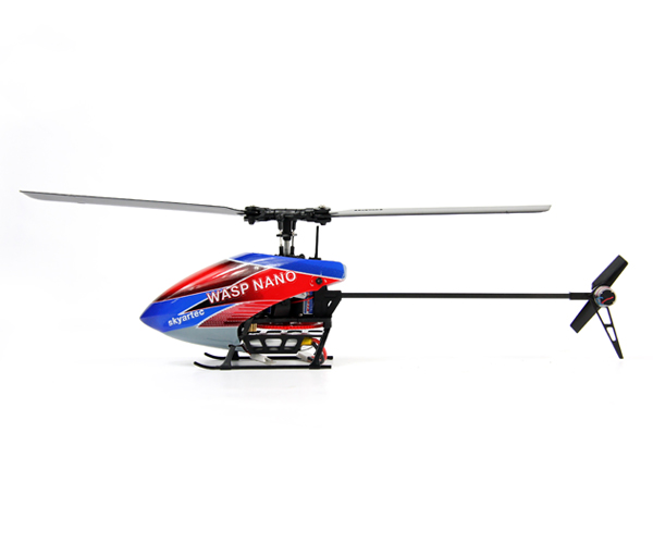 2.4G WASP100 Fırçasız NANO CPX'in Flybarless RTF 3 Eksen Gyro 6CH Helikopter REH0903-1