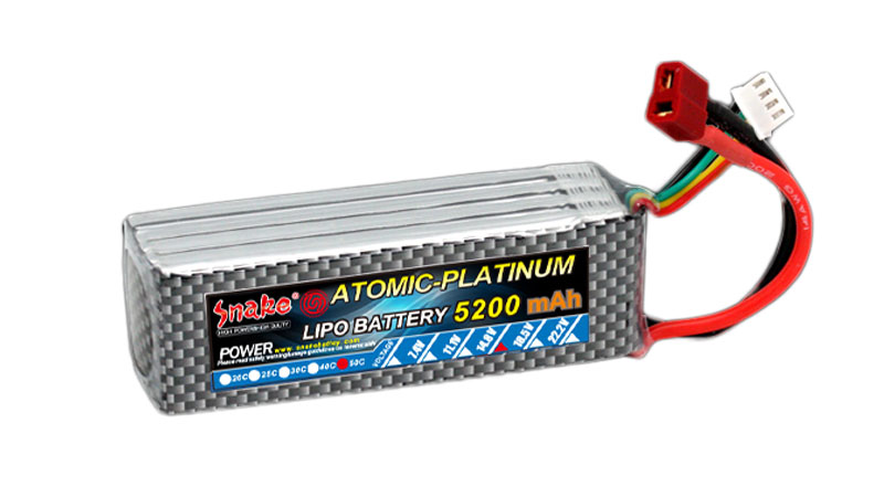 batterie lithium-polymère 14.8v 5200mAh 50C