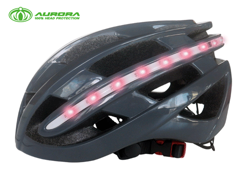 LED lamp bicycle helmet