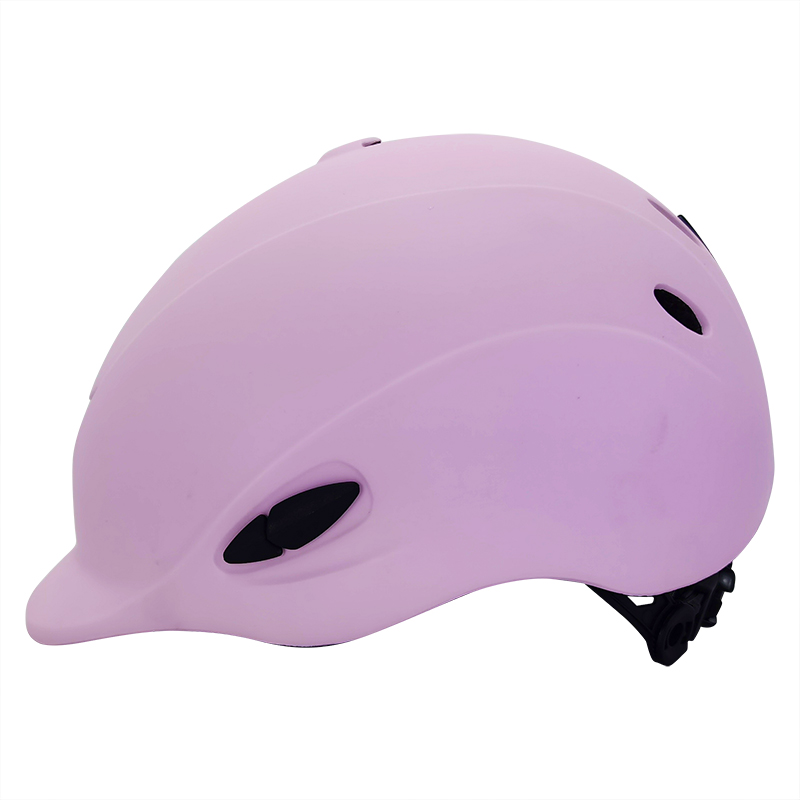 Lightweight in-mould structure PC+EPS equestrian helmet for horse back riding AU-H10