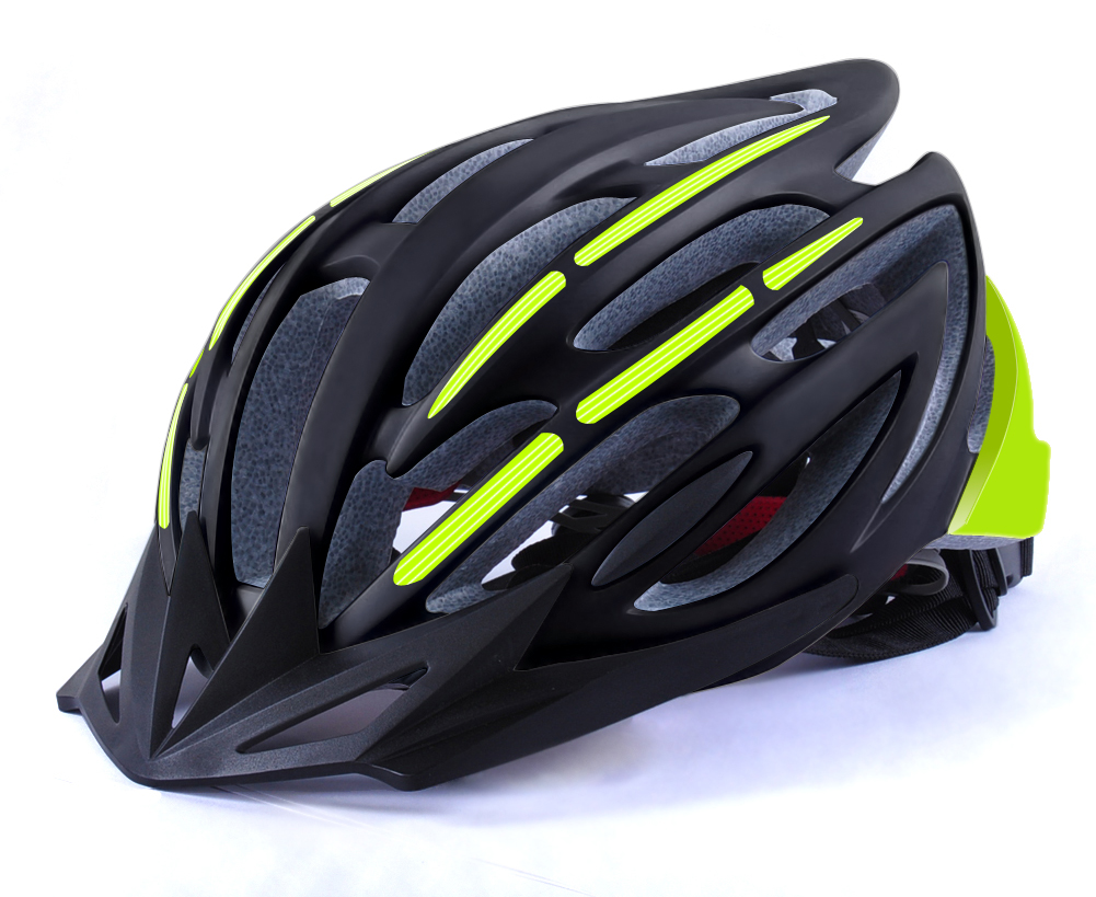 CE aerodinamik dağ bisikleti binici emniyet renkli bisiklet kaskı AU-BM01 sertifikalı