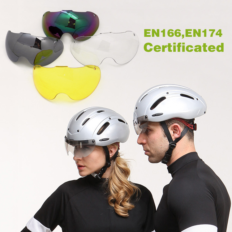 EPS tt 자전거 헬멧 고글, 짧은 꼬리 시간 시험 자전거 헬멧, tt에 어로 트랙 자전거 헬멧