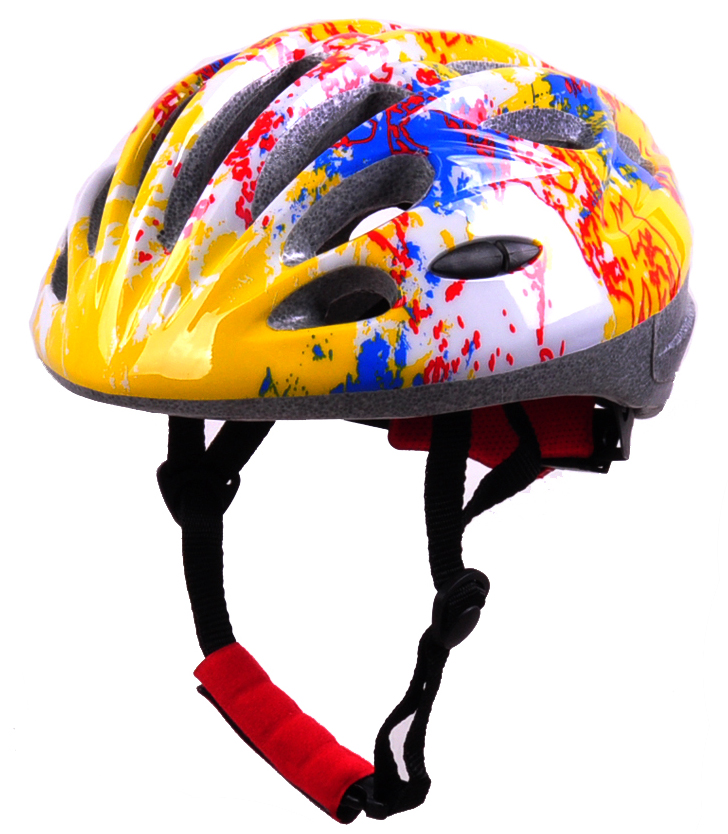 ユース ヘルメット サイズ調整、成形転写カラフルな格安ユース ヘルメット AU B32