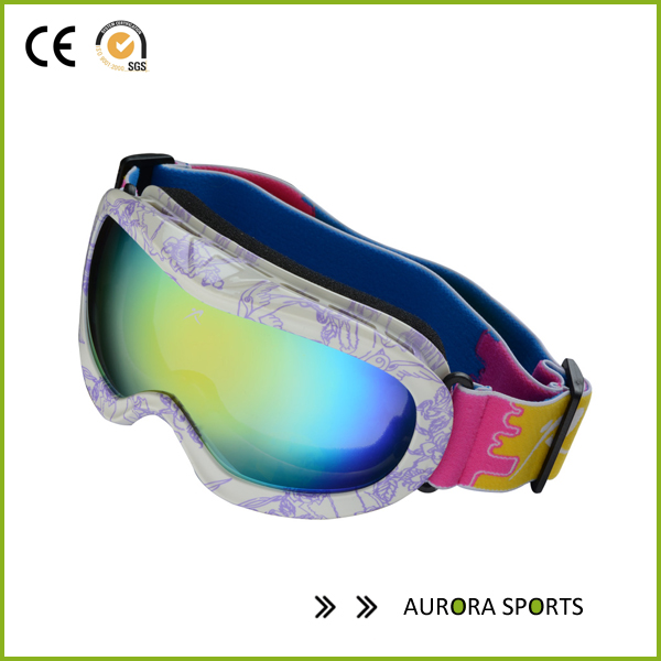 QF-S713 Doppel-Objektiv Anti-Fog Professionelle Ski Brillen, Skibrillen Snowboardbrillen