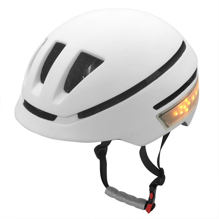 LED Scooter ile R9 Kentsel Bisiklet Kask LED Güvenlik Kask