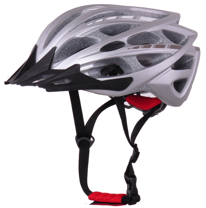 Blanco casco de bicicleta, cascos de bicicleta de carretera pro ciclismo BM07