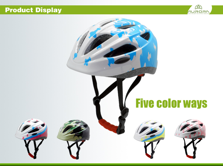 casco da bicicletta bambino con set di pad, AU-C06