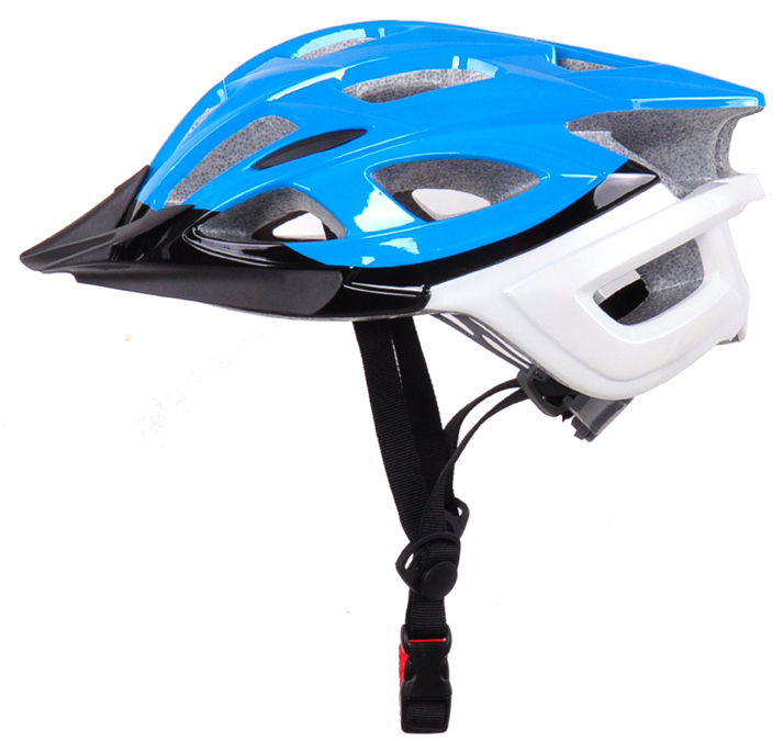 precios wholesae cascos de esquí de fondo en molde con fondo blanco casco de la bici de la suciedad AU-BM02