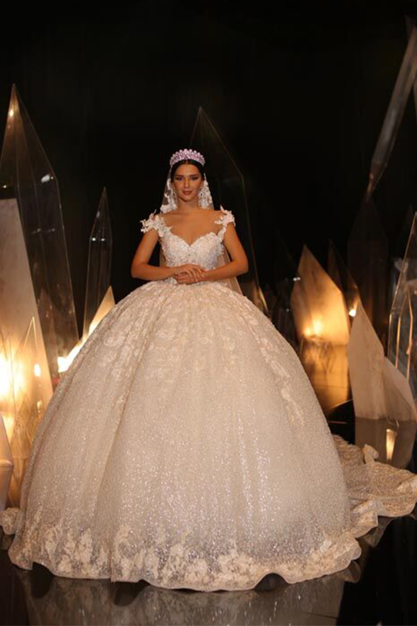 2019 novo design vestido de baile vestidos de casamento clássico querida princesa vestido de noiva